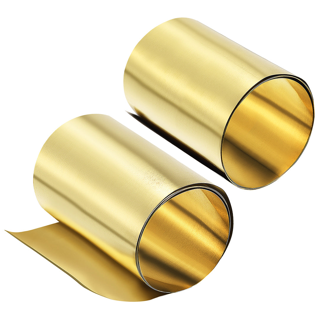 thumbnail image 2 of Uxcell Brass Sheet Roll, 3000mm X 10mm X 0.1mm Brass Foil Roll Brass Strip For Crafts, Electrical Repairs, Grounding 2 of 12