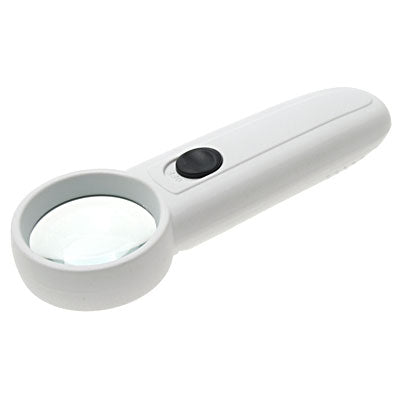 Harfington Uxcell 3X LED Switch Light Hand Held Map Magnifier