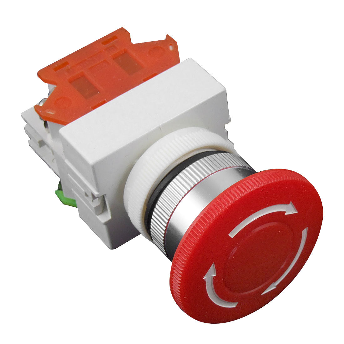 uxcell Uxcell AC 660V 10A 40mm Red Sign Emergency Stop Switch Push Button Mushroom PushButton