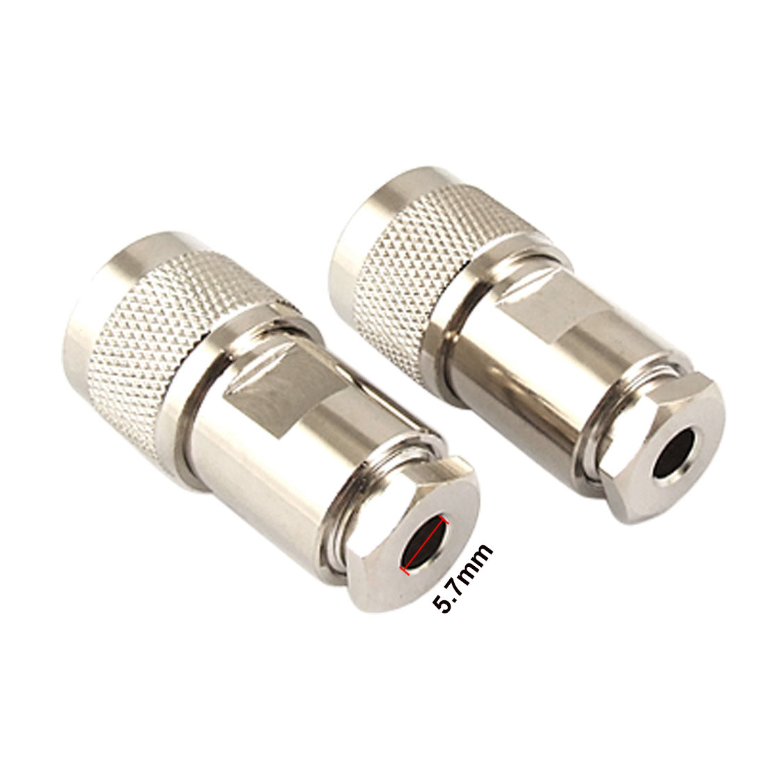 uxcell Uxcell 2pcs N Male Connector Clamp RG58 RG142 RG400 RF Connector Adapter SYV-50-3