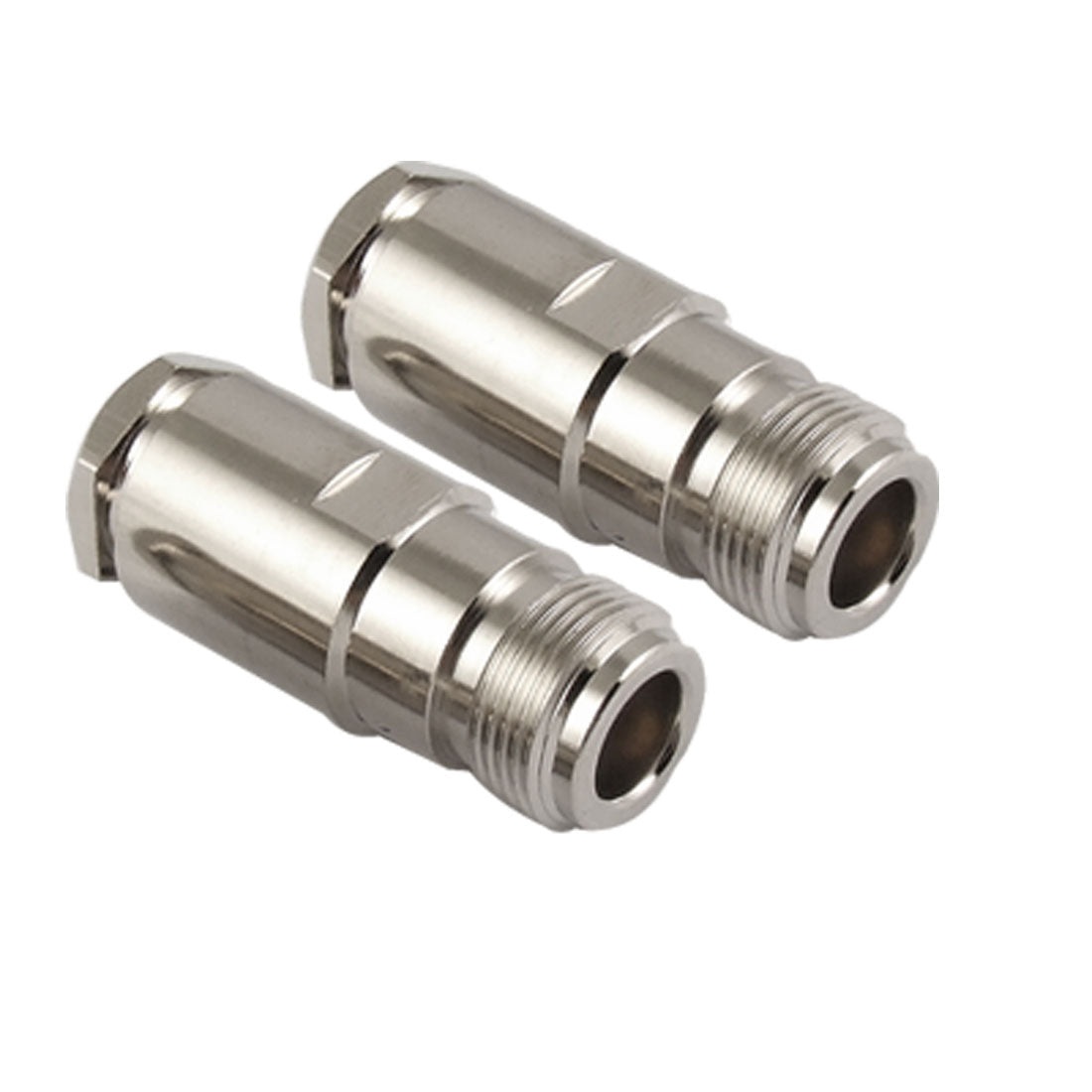 uxcell Uxcell 2pcs N Female Clamp RG8 RG142 RG400 RF Connector Adapter SYV-50-7-1
