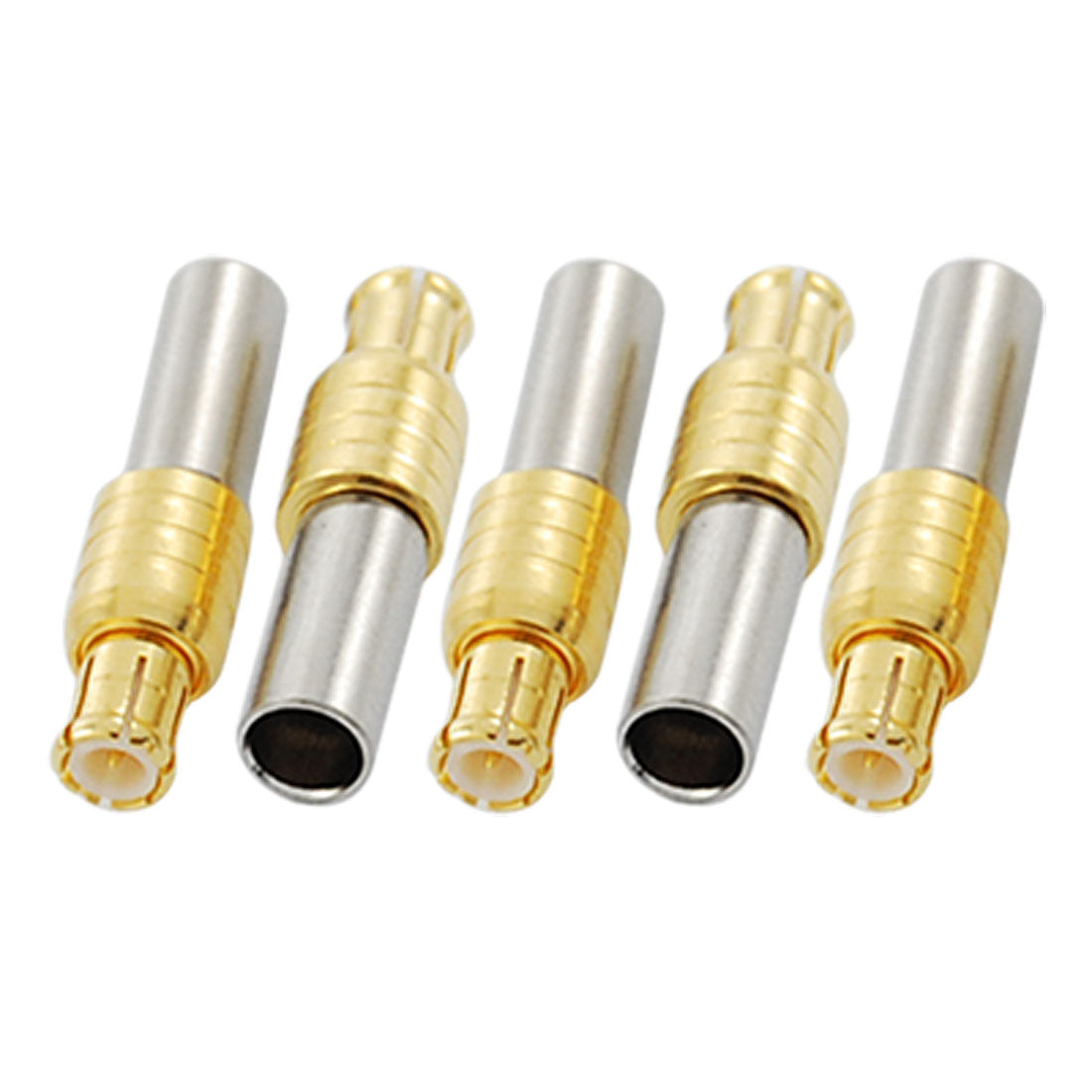 uxcell Uxcell 5pcs MCX Male Connector Straight RF Adapter Connector for RG179 Cable