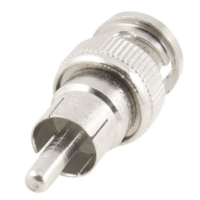 Harfington Uxcell 2 Pcs BNC Male to RCA Male RF Coaxial Connector Adapter for CCTV