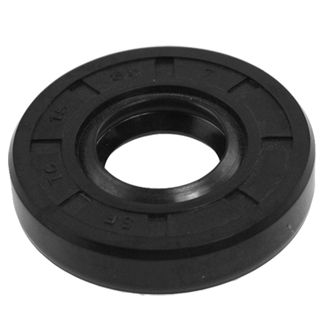 uxcell Uxcell Metric Rotary Shaft Oil Seal 15 x 35 x 7 15x35x7mm TC Double Lip