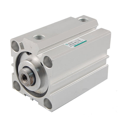 Harfington Uxcell 40mm Bore 50mm Stroke Double Action Pneumatic Actuator Air Cylinder SDA 40-50