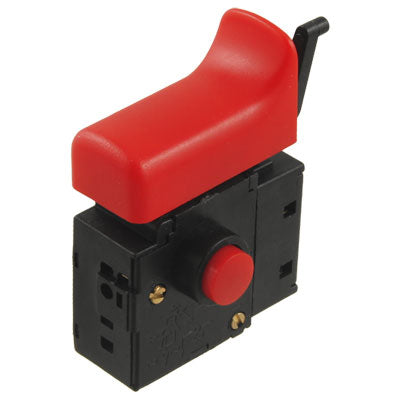 Harfington Uxcell Lock on Speed Control AC Trigger Switch Black 250V 6A