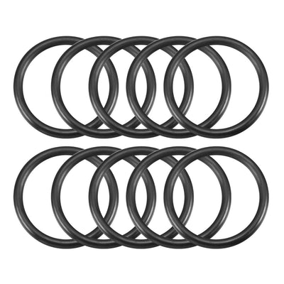 uxcell Uxcell 10 Pcs 34mm x 42mm x 4mm Flexible Nitrile Rubber O Rings Grommets Washers