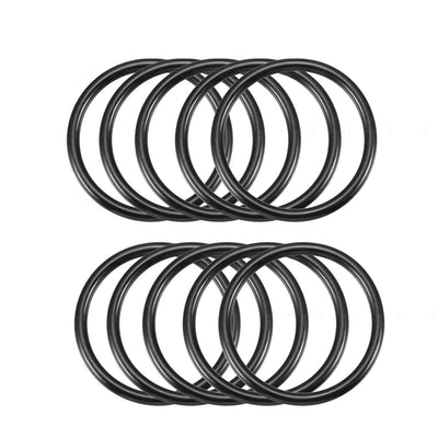 uxcell Uxcell 10 Pcs Metric O Rings Black Nitrile Rubber 45mm OD 3.5mm Thick