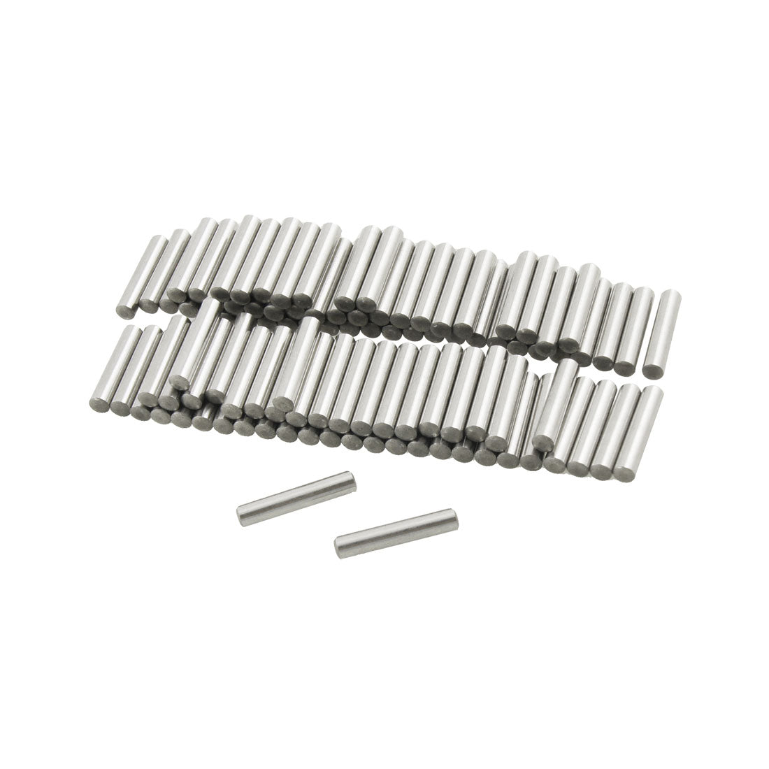 uxcell Uxcell 100 Pcs Stainless Steel 2.45mm x 15.8mm Cylinder Dowel Pins Fasten Elements
