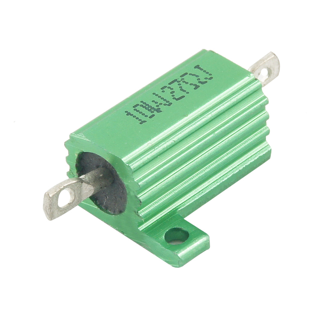 uxcell Uxcell Green 10 Watt 27 Ohm 5% Aluminum Shell Case Wire Wound Resistor