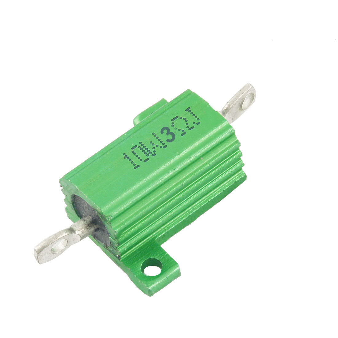 uxcell Uxcell Green 10 Watt 3 Ohm 5% Aluminum Shell Wire Wound Resistor