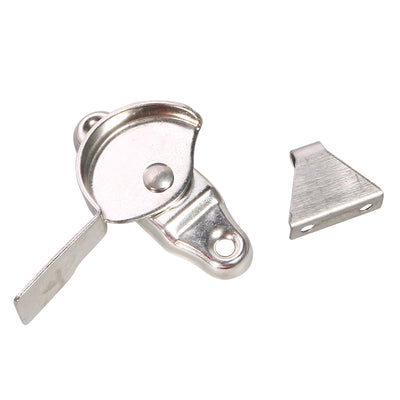 Harfington Silver Tone Rotatable 180 Degrees Metal Sash Lock for Home Window