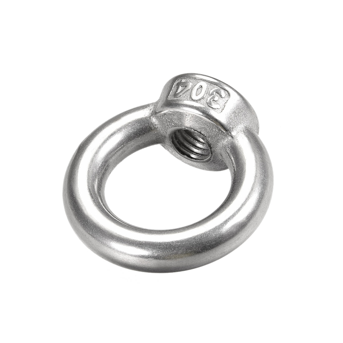 uxcell Uxcell 12mm Female Thread 304 Stainless Steel Lifting Eye Bolt Ring