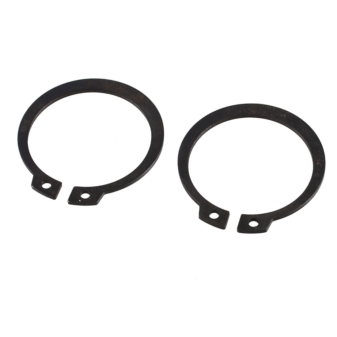 uxcell Uxcell 2 Pcs Black Metal External Circlip Snap Ring for 34mm Axle Shaft