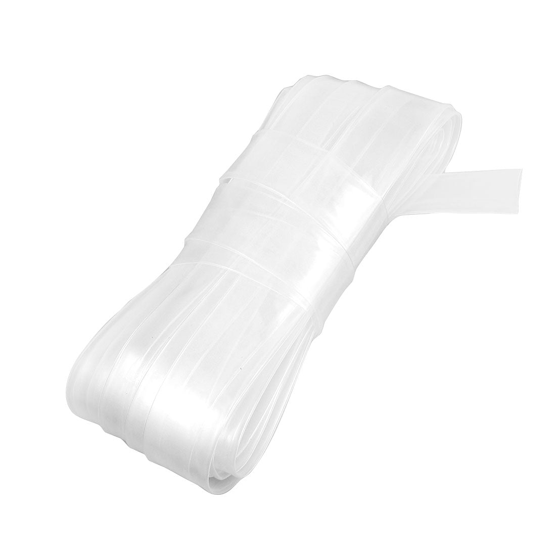 uxcell Uxcell Ratio 2:1 20mm Dia Clear Polyolefin Heat Shrinkable Tube 10M 32.8ft