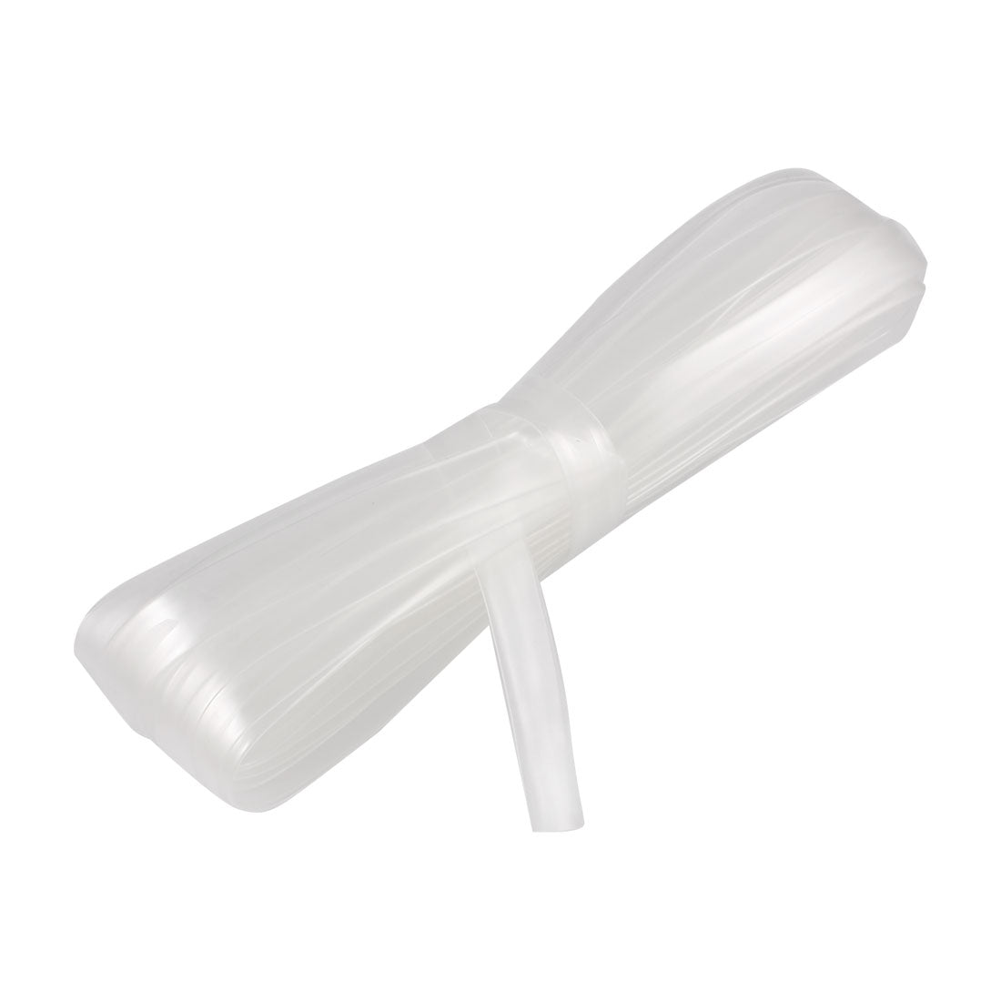 uxcell Uxcell Ratio 2:1 8mm Dia Clear Polyolefin Heat Shrinkable Tube 10M 32.8ft