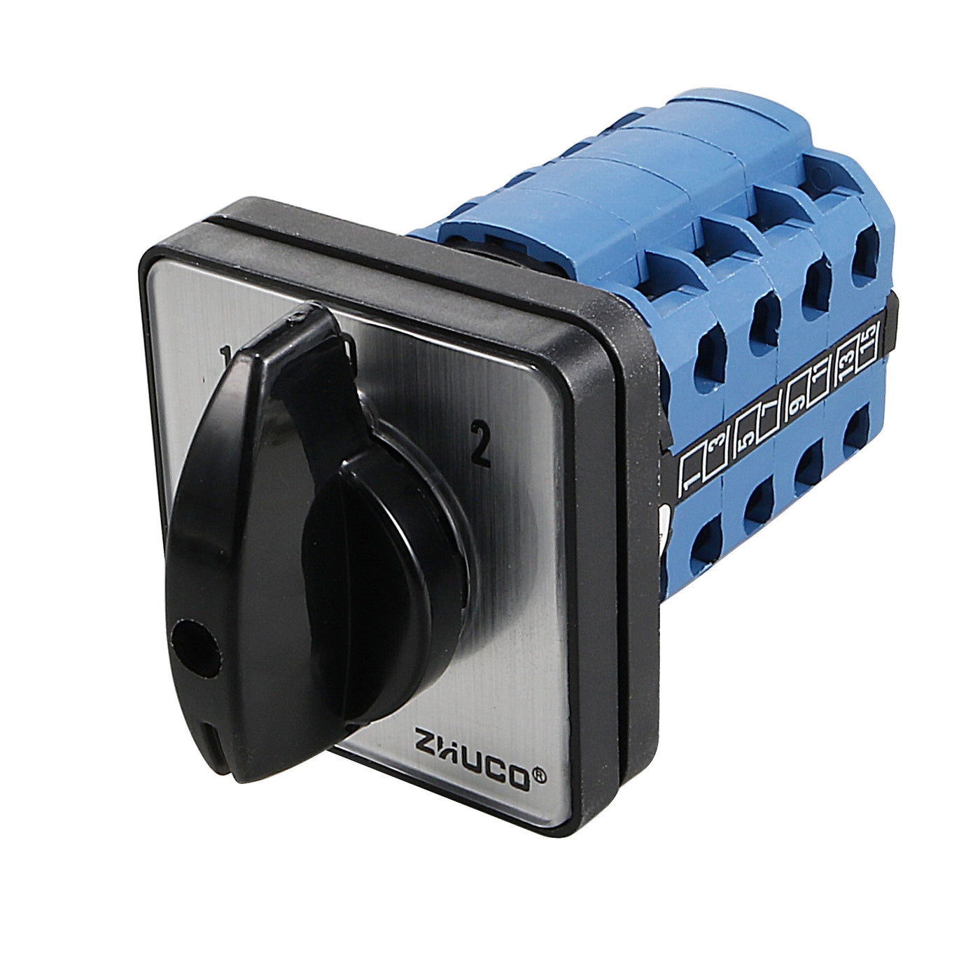 uxcell Uxcell Ith 20A 1-0-2 On-Off-On Position 16 Terminals Rotary Cam Combination Switch