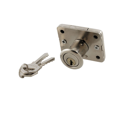 Harfington Uxcell Home Hardware Security Drawer Metal Deadbolt Locker Lock w 2 Keys