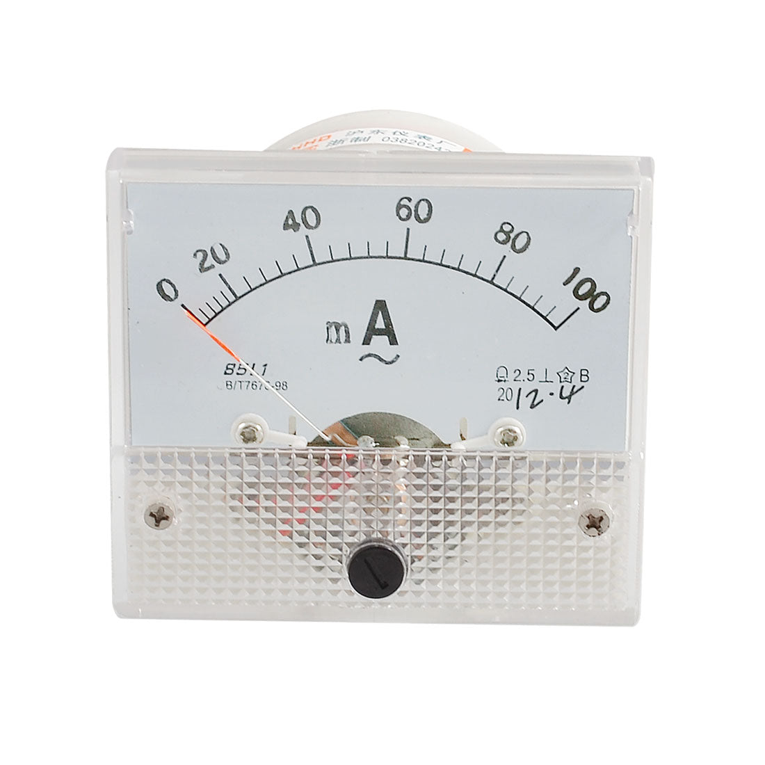 uxcell Uxcell Analog AC 0-100MA Scale Range Milliampere Ammeter Panel Meter