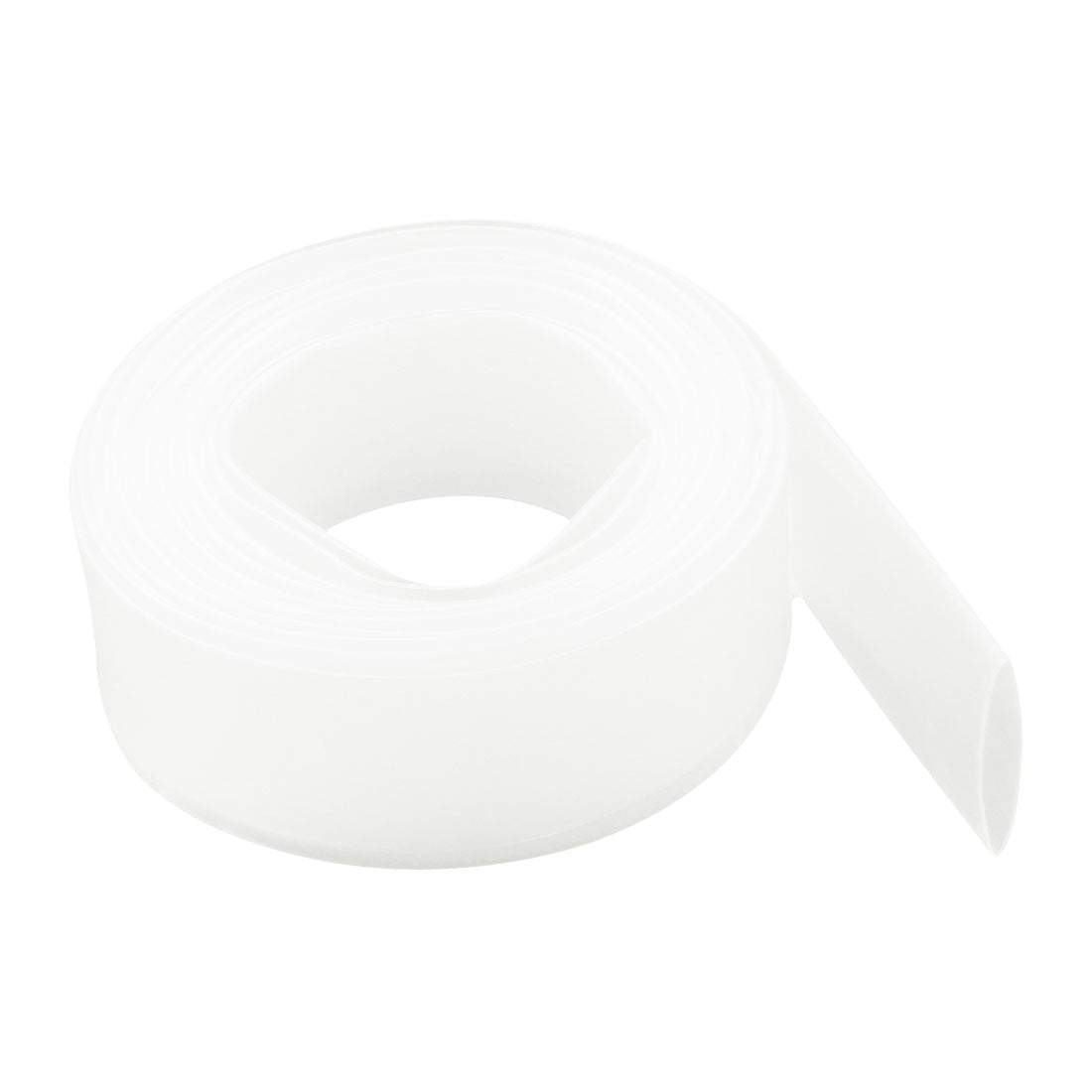 uxcell Uxcell Ratio 2:1 22mm Clear White Polyolefin Heat Shrinkable Tube 8M 26.2Ft