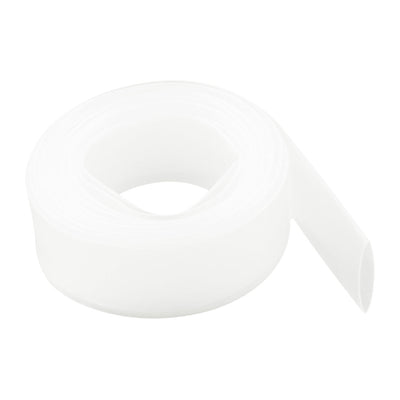 Harfington Uxcell Ratio 2:1 22mm Clear White Polyolefin Heat Shrinkable Tube 8M 26.2Ft