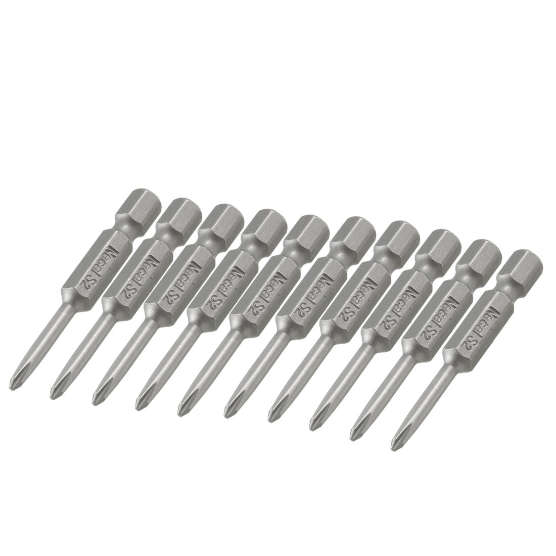 uxcell Uxcell 6.35mm Hex Shank Magnetic PH1 Phillips 3mm Cross Head Insert Bits x 10