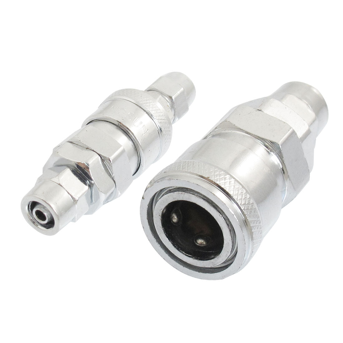 uxcell Uxcell 5mm x 8mm Pneumatic Air Hose Quick Fitting Coupler Connector Adapter