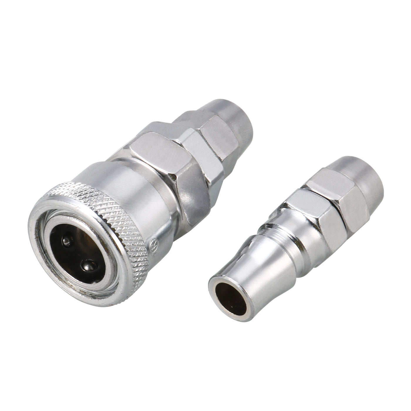 uxcell Uxcell 5mm x 8mm Pneumatic Air Hose Quick Fitting Connector Coupler Connector Adapter