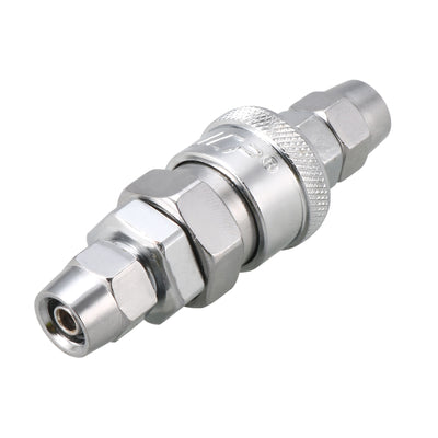 Harfington Uxcell 5mm x 8mm Pneumatic Air Hose Quick Fitting Connector Coupler Connector Adapter