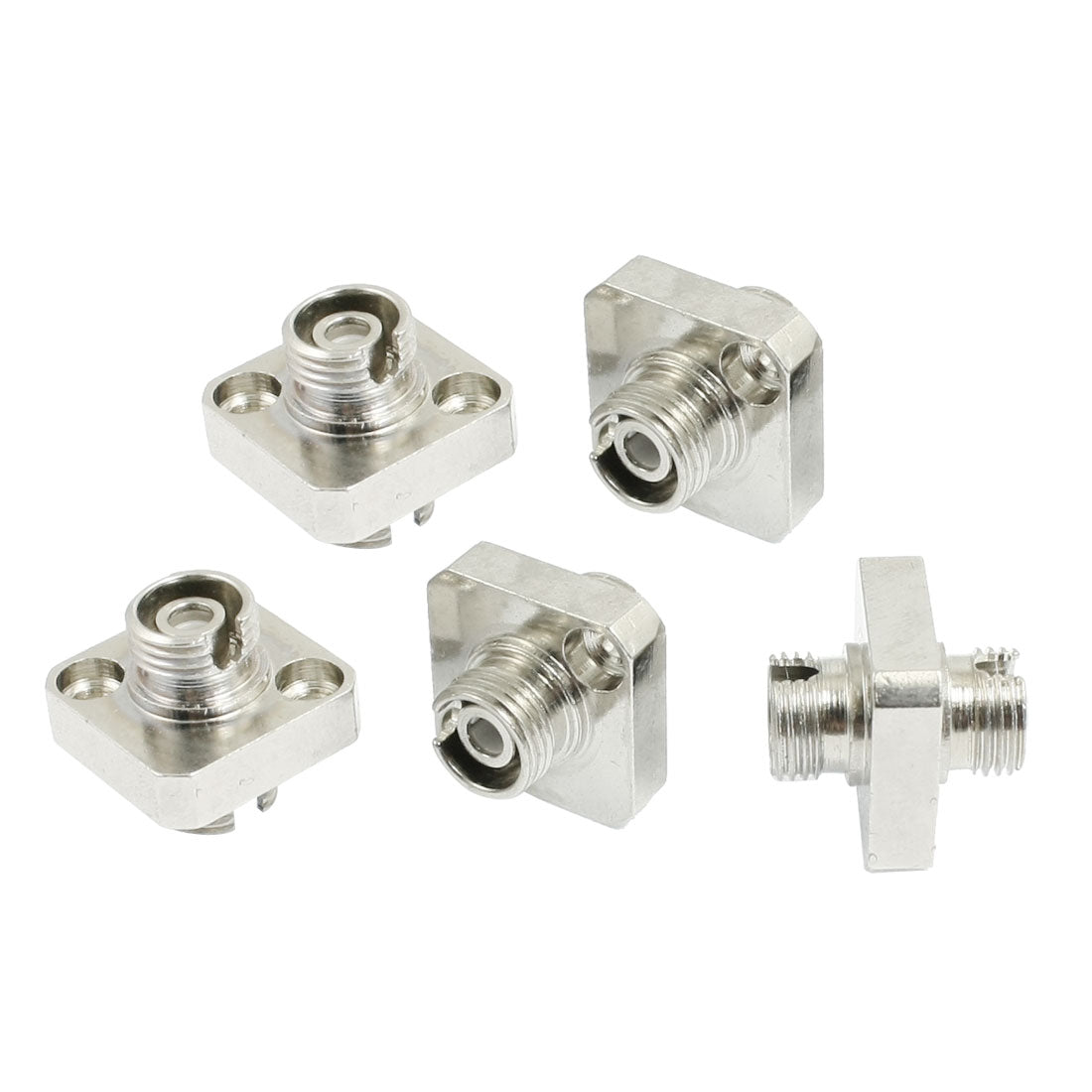 uxcell Uxcell 5 Pcs Fiber Optic Mating Adapter FC Female to Female Connector