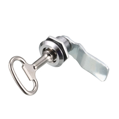 Harfington Cabinet Zinc Alloy Security Panel Lock w Triangular Socket Key