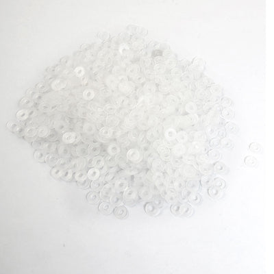 Harfington Uxcell 3mm x 7mm x 1mm Flat Insulating Plastic Washers White 1000 Pcs