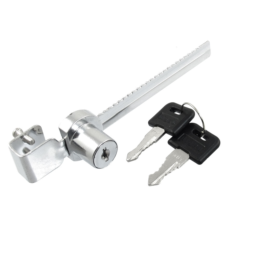 uxcell Uxcell Hardware 5.4" Length Metal Showcase Sliding Glass Lock w Two Metal Keys