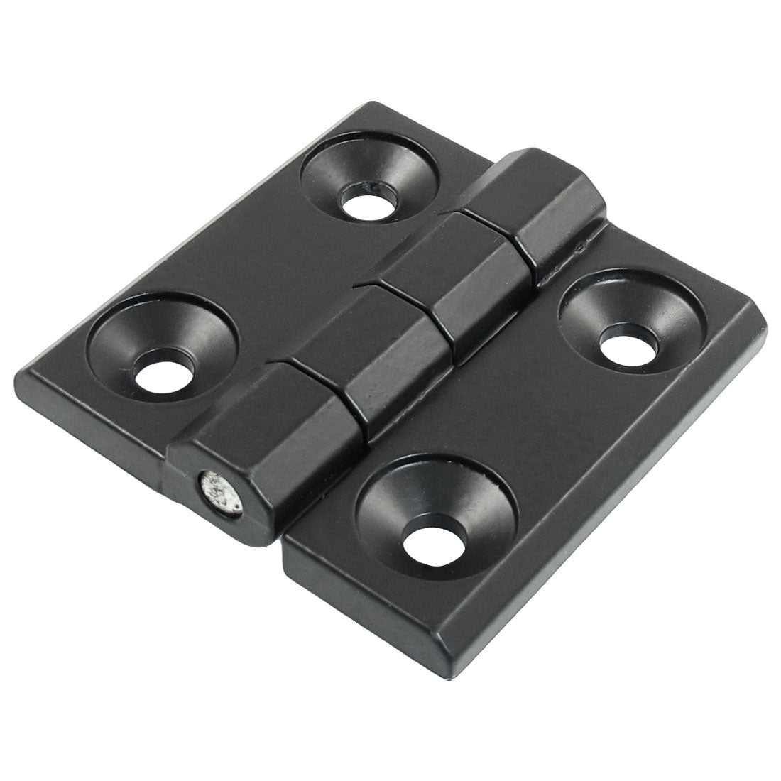 uxcell Uxcell 57mm x 57mm Countersunk Hole Aluminum Cabinet Ball Bearing Hinge Black