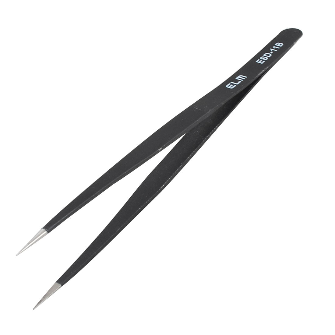 uxcell Uxcell Factory Anti-static Pointy Fine Tip Stainless Steel Straight Tweezers 140mm Long