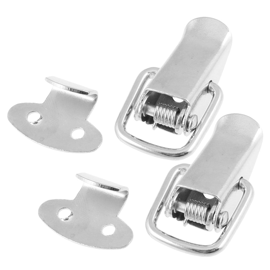uxcell Uxcell 34mm Length Hardware Aviation Toolbox Metal Toggle Latch 2 Pcs