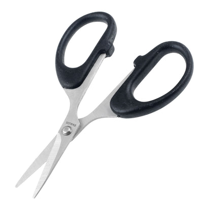 Harfington Uxcell Black Plastic Handle Sewing Quilt Sew Cutting Scissors 100mm Long