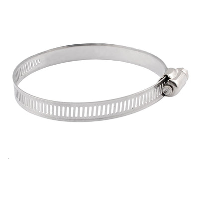 Harfington Uxcell 65mm to 89mm Adjustable Stainless Steel Band Turbo Hose Clamp 3 1/2" Dia