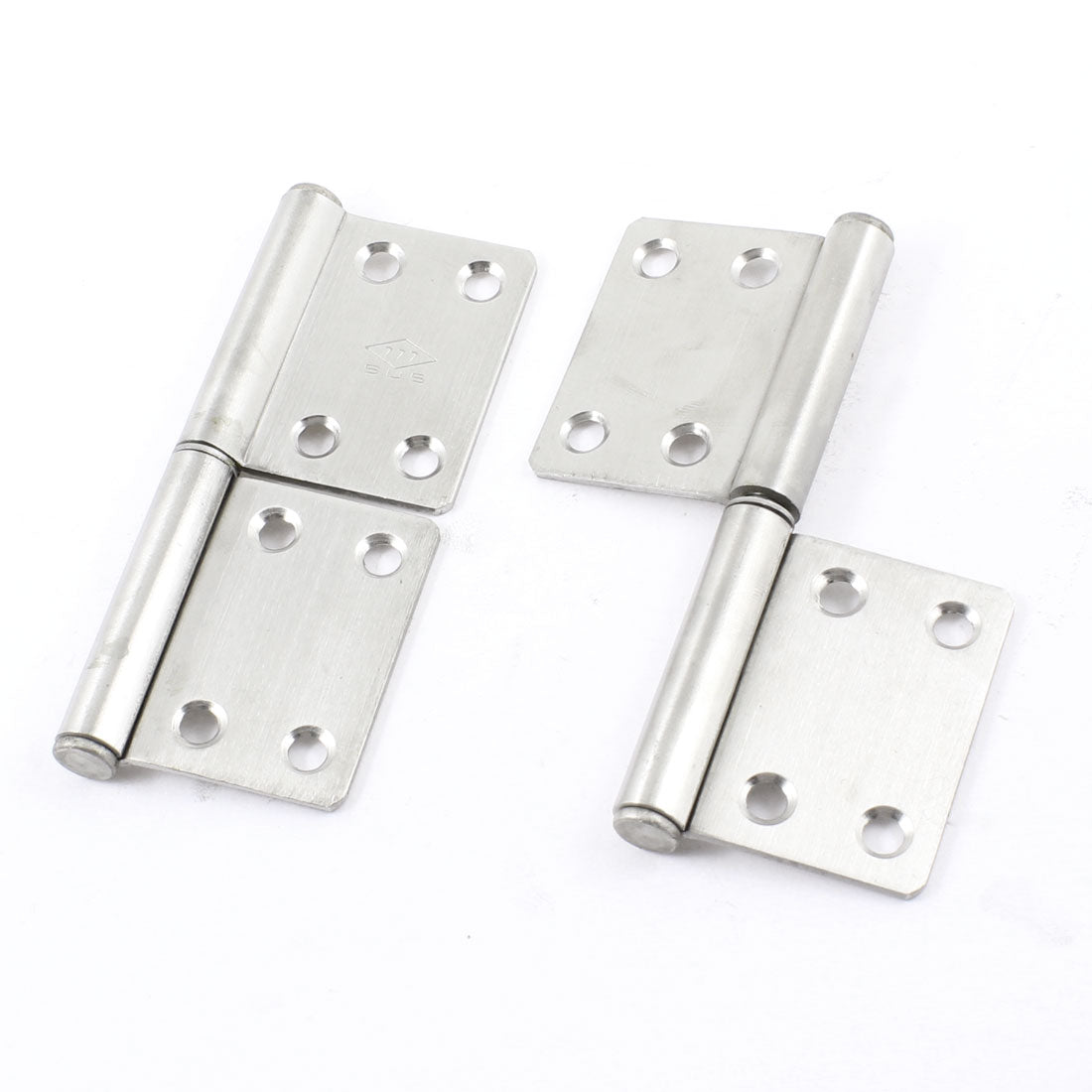 uxcell Uxcell 2 Pcs Stainless Steel Flag Type Window Door Cabinet Hinges 4" Length