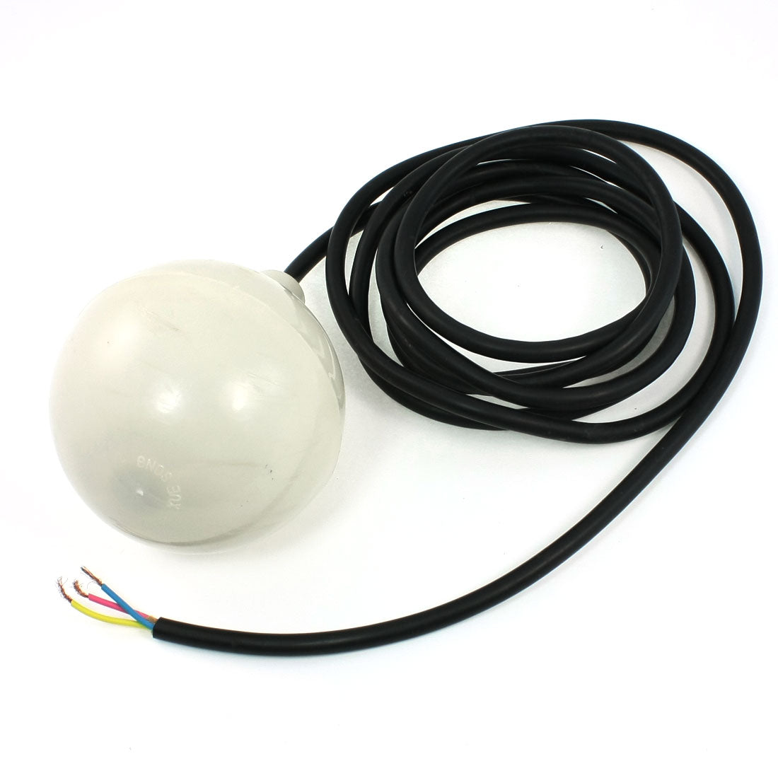 Harfington Liquid Water Level Sensor White Plastic Float Ball w 3 Meters Cable