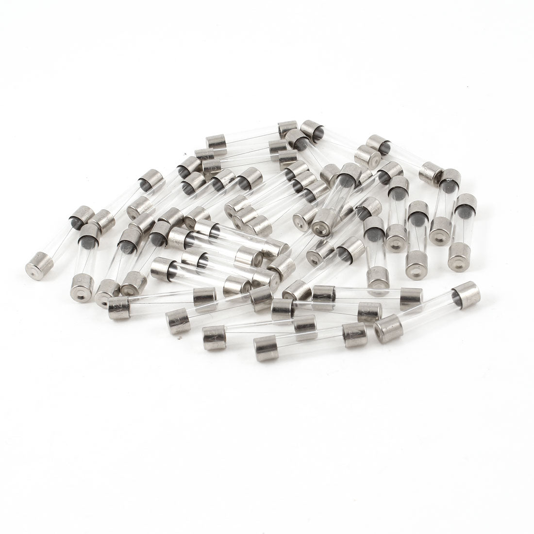 uxcell Uxcell 40pcs 6mm x 30mm Low Breaking Fast Blow Glass Tube Fuses 250V 5A