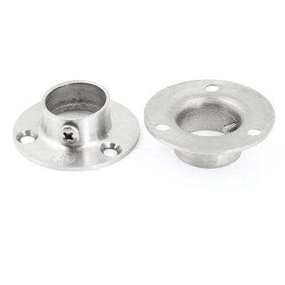 Harfington Uxcell 2 Pcs 42mm x 15mm Stainless Steel Weld Neck Flange Fit For 19mm Outer Diameter Machines Piping