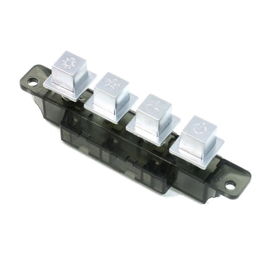 Harfington Uxcell MQ224C AC 250V 4A 4 Pushbutton Piano Type Key Board Switch for Kitchen Hood