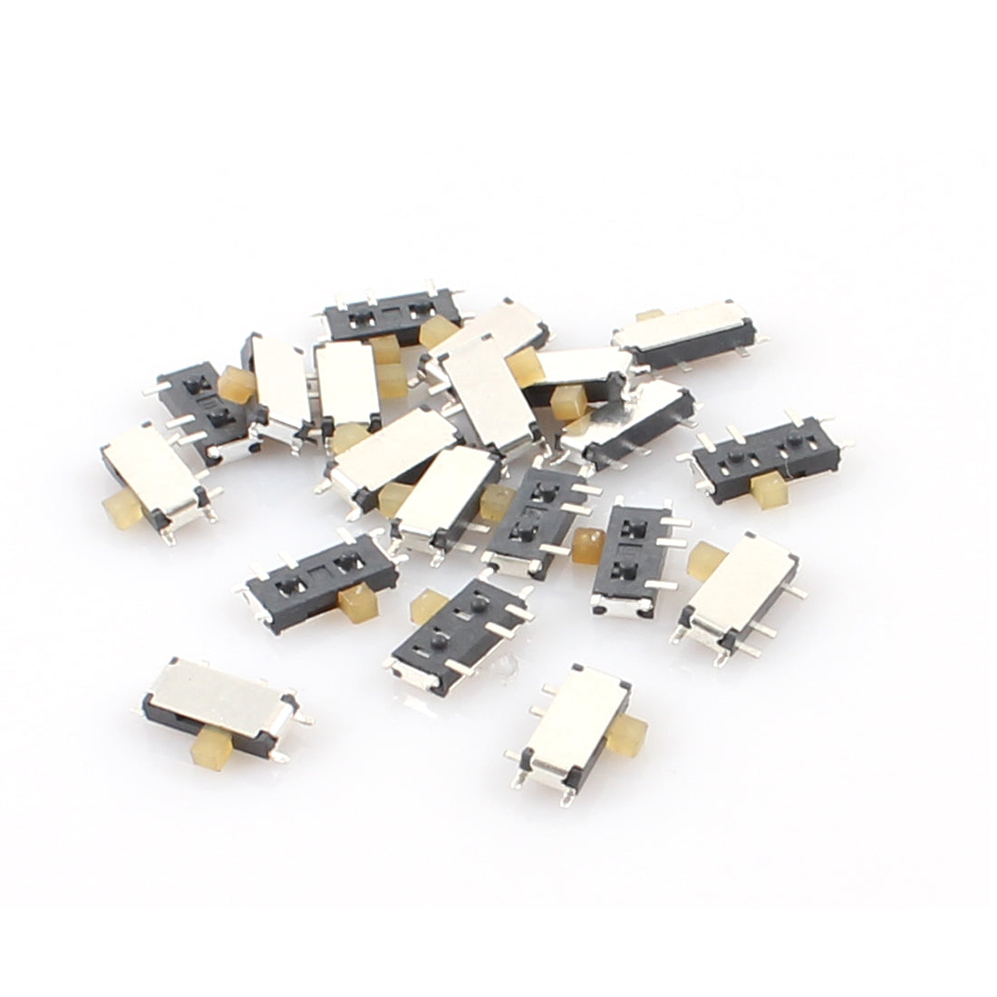 uxcell Uxcell 20 Pcs 2 Position 7 Pins 1P2T SPDT Horizontal Mini Surface Mounted Devices SMT Slide Switch