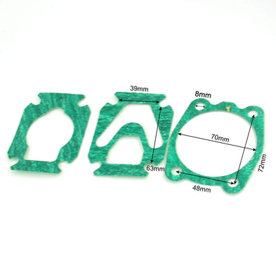 Harfington Uxcell 3 in 1 Air Compressor Cylinder Head Base Valve Plate Sealing Gasket
