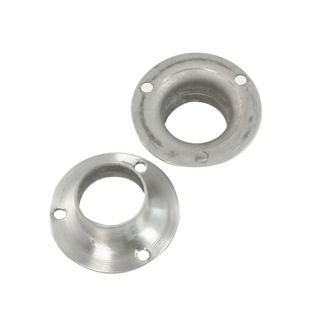 uxcell Uxcell 2 Pcs 45mm x 16mm Sliver Tone Stainless Steel Pipe Tube Weld Neck Flange
