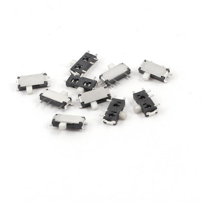 Harfington Uxcell 10 Pcs On/Off SPDT 7 Pin Slide Power Panel PCB Mini Surface Mounted Devices SMT Switch 7mm x 3mm