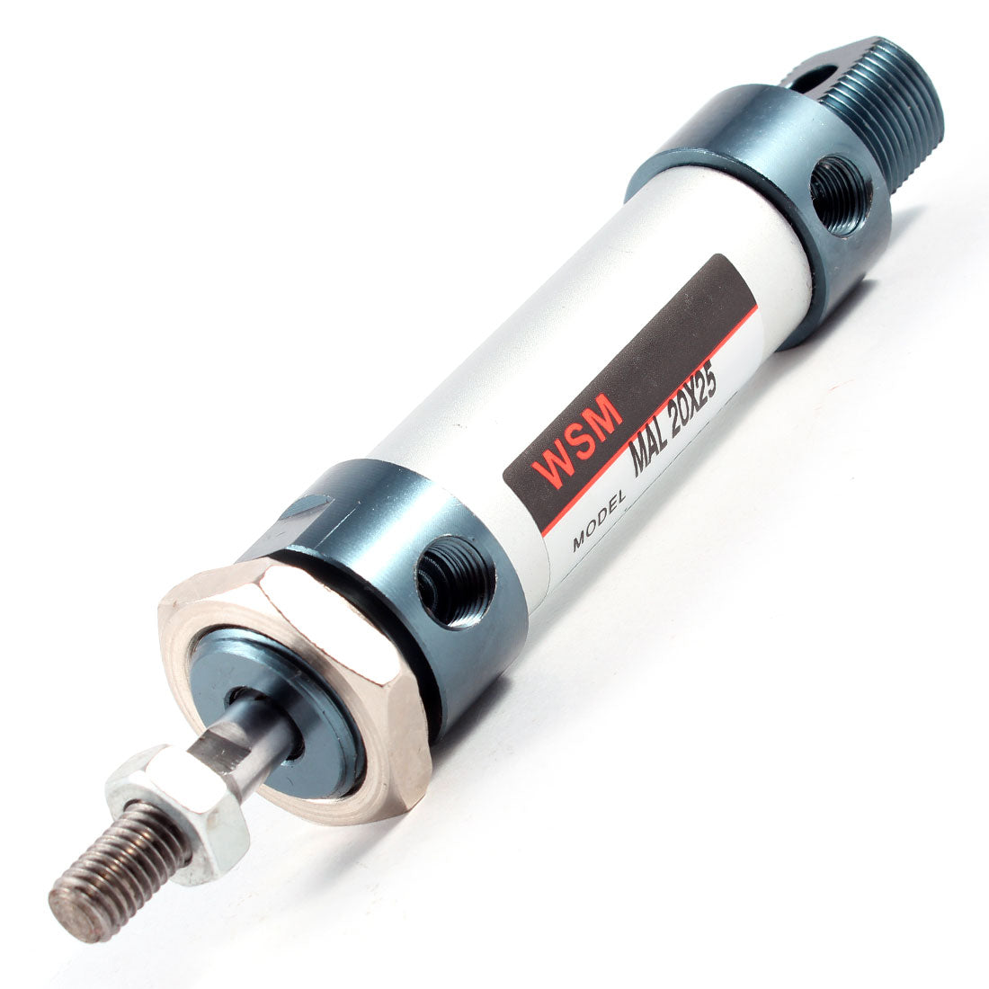 uxcell Uxcell 20mm Bore 25mm Stroke Aluminum Alloy Pneumatic Mini Air Cylinder MAL20x25