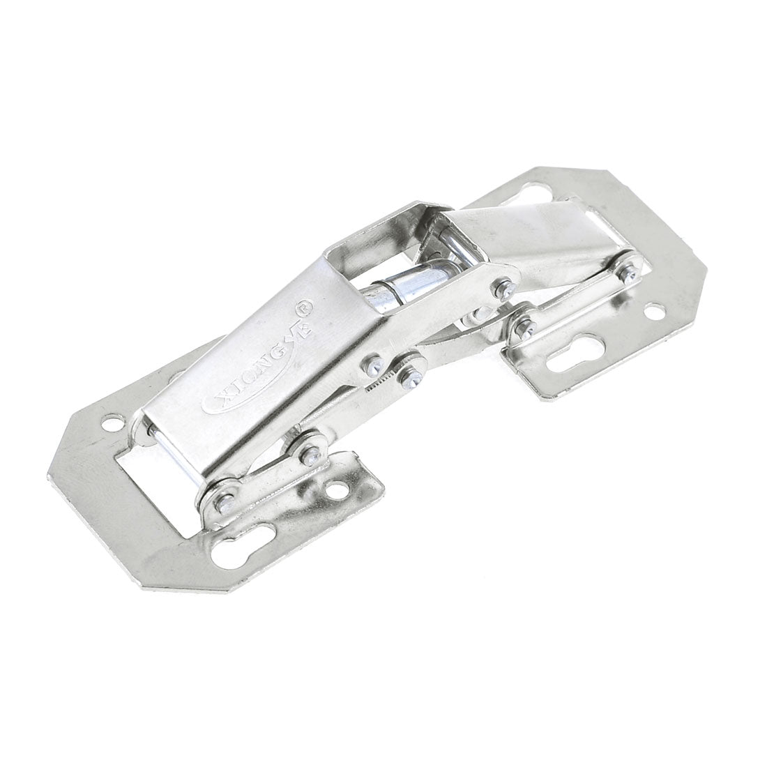 uxcell Uxcell Furniture Hardware Metal Concealed Spring Hinge 90 Degree Open 106mm Long