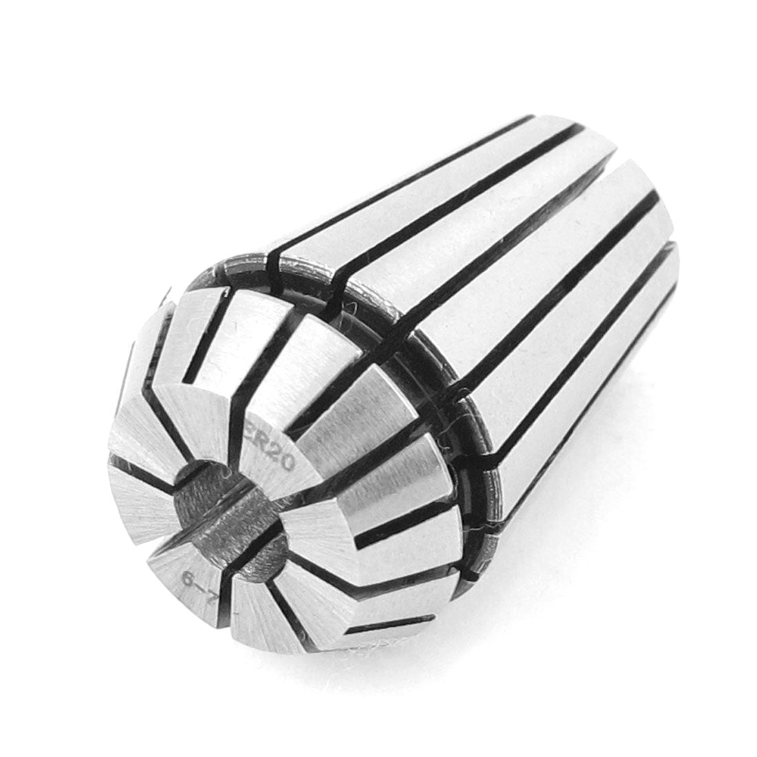 Uxcell Uxcell Round Chuck Mill Stainless Steel Spring Collet ER20 ER-20 6mm-7mm